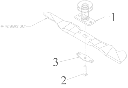 Blade Adapter Diagram and Parts List for 12AVO23Z752 2022 Yard Machines Lawn Mower